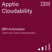 IBM Apptio Cloudability, IBM Automation, Technical Sales Intermediate